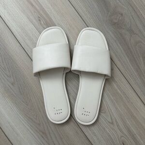 A New Day White Sandals